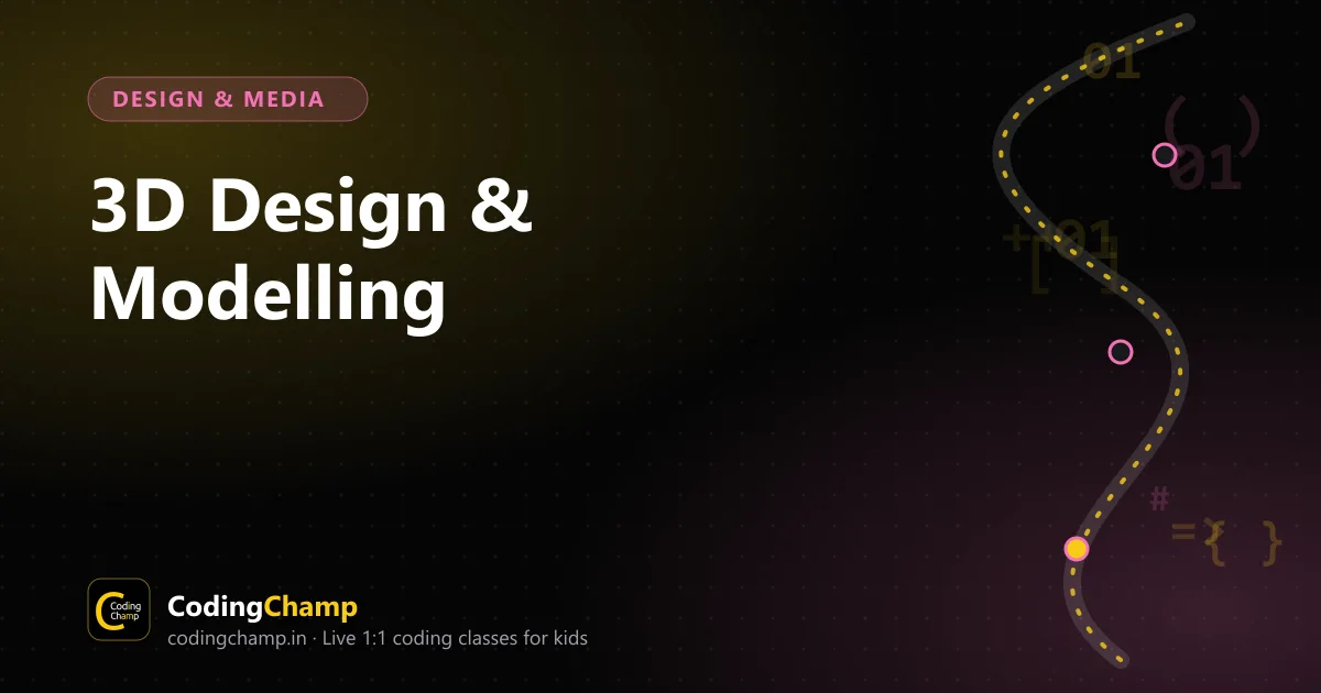 3D Design & Modelling course cover