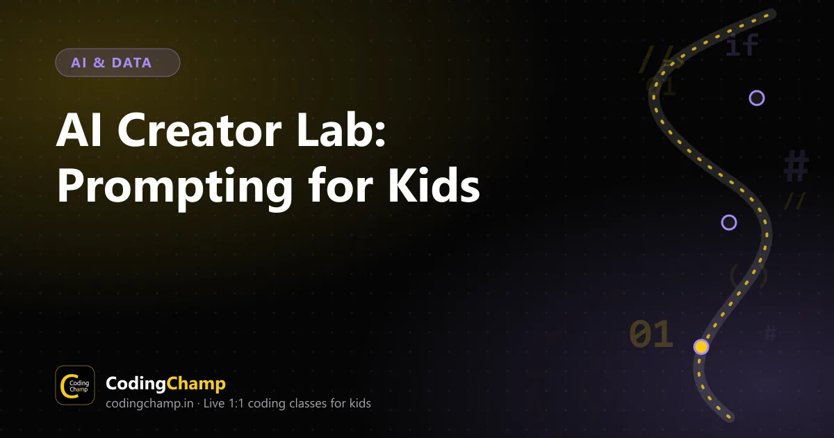 AI Creator Lab: Prompting for Kids course cover