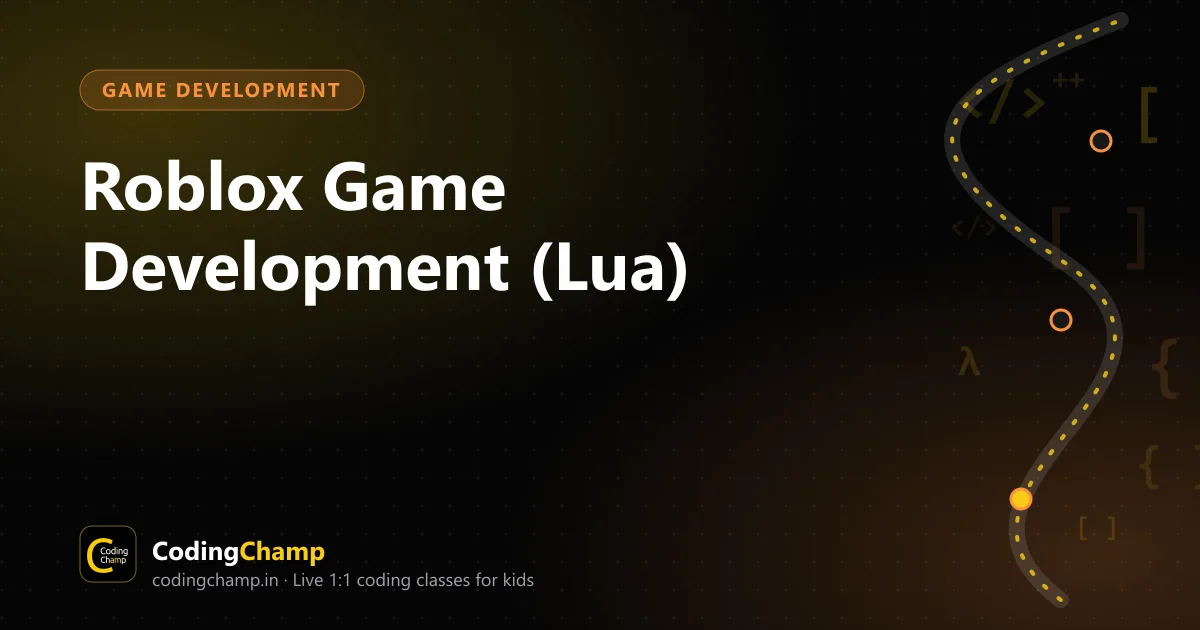 Roblox Game Development (Lua) course cover